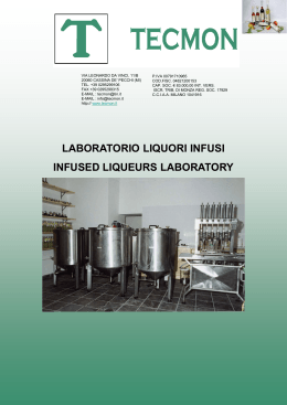 laboratorio liquori infusi infused liqueurs laboratory
