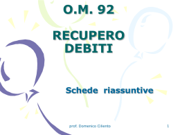 Recupero dei debiti