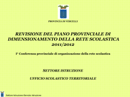 Slide 1 - Provincia di Vercelli