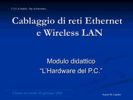 TPC05-LAN Ethernet e wireless