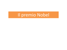 Il premio Nobel