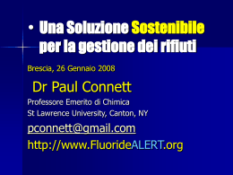 Paul Connet slides - Italy, Jan-Feb, 08