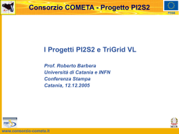 Le Applicazioni del Progetto PI2S2