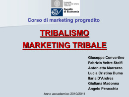 tribalismo - Università di Urbino