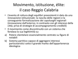 movimenti sociali 23 - Dipartimento di Scienze Politiche e Sociali