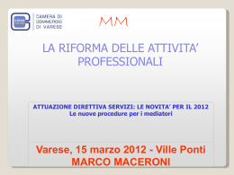 IL QUADRO NORMATIVO