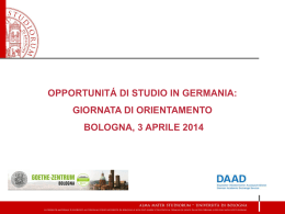 opportunitá di studio in germania