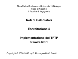 server - Dipartimento di matematica e informatica