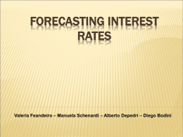 Group Forecasting interest rates