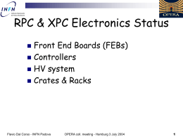 Front End Board specifications outline