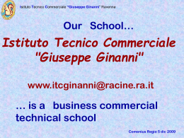 Istituto Tecnico Commerciale "Giuseppe Ginanni"
