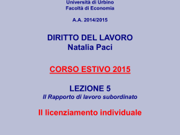 corso estivo 2015 lezione 5