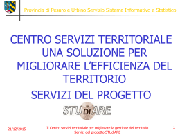 Slides dell`intervento