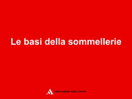 Le basi della sommellerie - Presentazione personalizzabile in