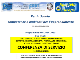 Slides Conferenza di servizio