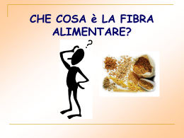la fibra alimentare