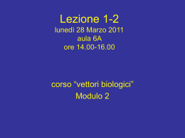 Lez_1-2_vettori_28-3-11 - Università degli Studi di Roma Tor