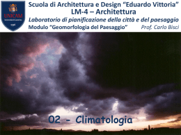 &ldquo;Geomorfologia del Paesaggio&rdquo; Prof. Carlo Bisci