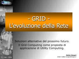 Slide NIS presentazione GRID technology