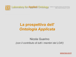 ontology - Università degli Studi di Firenze