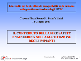 Ing. Tiziano Zuccaro - Forum di Prevenzione Incendi