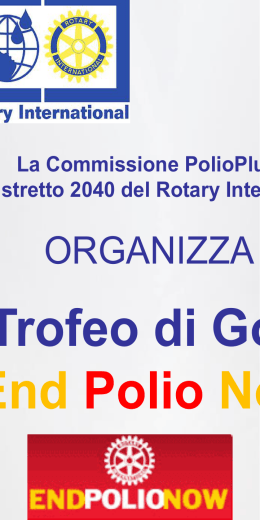 Gara endpolionow - Rotary Club Romano di Lombardia