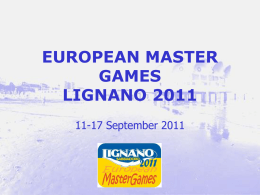 Presentation on the EMG 2011 Lignano