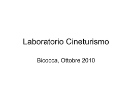 Laboratorio Cineturismo Bicocca