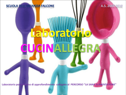 2009-2010 Infanzia Falcone - Laboratorio CucinAllegra