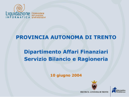 Titolo - Innovazione - Provincia autonoma di Trento