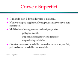 CURVE E SUPERFICI