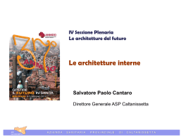 Le architetture interne