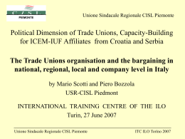 Trade unions in Italy