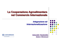 Internazionalizzazione - Confcooperative Firenze