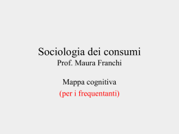 mappa cognitiva corso sociologia consumi 2013-2014