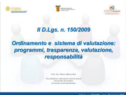 Slides Prof. Marco Mancarella - (LEG) unisalento