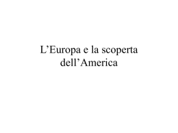 L`Europa e l`America