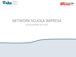 Network Scuola Impresa 5^ ed. Consel