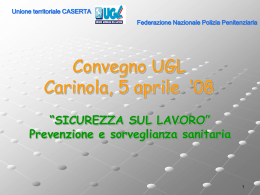 scarica documenti convegno - federazione nazionale ugl polizia