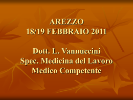 CORTONA 26/02/2009 Dott. Luca Vannuccini