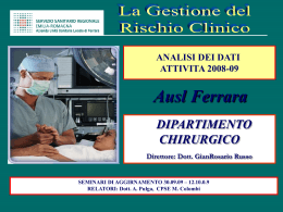 Dipartimento Chirurgico (Pulga e Colombi)