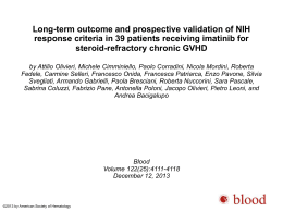 Long-term outcome and prospective validation of
