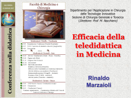 Efficacia della Teledidattica in Medicina (Marzaioli)