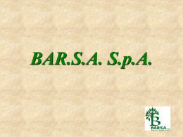 Presentazione_Bar.S.A._Spa - Associazione Aster Barletta