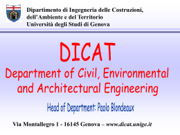 DICAT_2010 - Università Degli Studi Di Genova