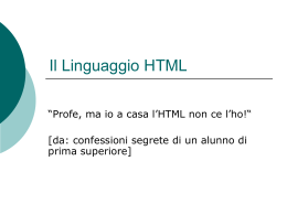 Lezioni HTML