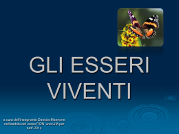 GLI ESSERI VIVENTI - "Gesualdo Nosengo" Petrosino