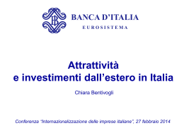 Chiara Bentivogli: Attrattività e investimenti dall