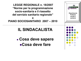 Il Piano di Zona