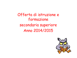 Offerta formativa 2